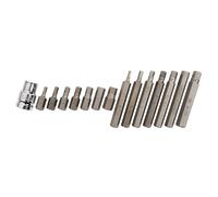 Blue Spot 01513 Drive Hex Bit Set H4-H12 15 Piece 1/2D