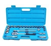 Blue Spot 01548 Drive Metric Socket Set 10-32mm 24 Piece 1/2D