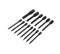 Blue Spot 01595 Extra Long Impact Torx Bits 1/4 - 3/8 1/2D 15 Piece
