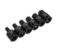 Blue Spot 01598 Impact Torx Bits T55-T100 6 Piece 1/2D