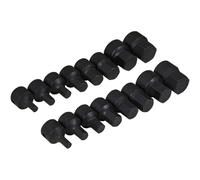 Blue Spot 01603 16pc 3/8" Metric & SAE Stubby Hex Impact Socket Set