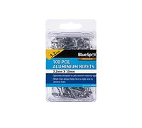 Bluespot 100 Pce 3.2mm X 10mm Aluminium Rivets - rivets x 100 blue spot pop 32 10mm pack 09114 piece 600 32mm