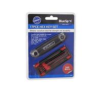 Blue Spot 15182 Hex Key Set SAE/Metric (17 Pieces)