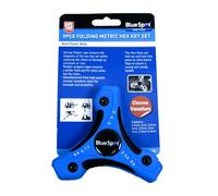 Blue Spot 15368 Folding Metric Hex Key Set (9 Pieces)