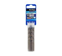 BlueSpot Metal Hss Cobalt Drill Bits Set 10pc 4.8mm For Steel Wood Plastic