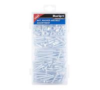 Blue Spot 40516 BlueSpot 460 PCE Assorted Nut, Washer and Bolt Set 460Pcs, Silver