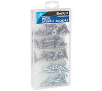 Blue Spot 40572 100 PCE Assorted Metal Drywall Anchor and Screw Set