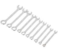 Blue Spot 4311 Micro Combination Spanner, Silver, Set of 10 Piece