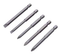 Blue Spot Tools Screwdriver Bits 14123 - 5 Piece 75mm (3") (PH-PZ Slot)