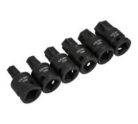 Blue Spot 6PCE 1/2" IMPACT TORX BITS T55-T100