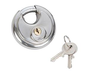 Blue Spot 77026 70 mm Stainless Steel Discus Lock