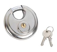 Blue Spot 77027 90 mm Stainless Steel Discus Lock