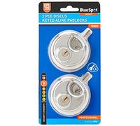 Blue Spot 77028 70 mm Discus Keyed Alike Padlocks (2-Piece)
