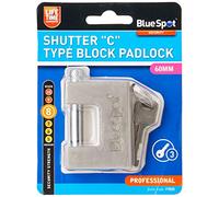 Blue Spot 77035 Shutter C Type Block Padlock, 60 mm