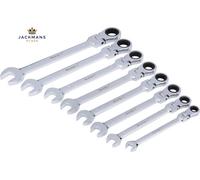 Blue Spot 8 Piece Flexible Head Metric Ratchet Spanner Set