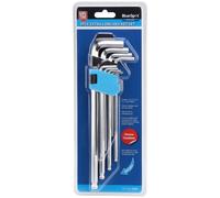 Blue Spot 15362 Extra Long Hex Key Set (9 Pieces)