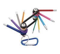 Blue Spot Tools - 9 PCE Folding Hex, Torx and Screwdriver Wrench Set
