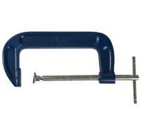 Blue Spot Fine Thread G-Clamp 100mm (4in), 150mm (6in)