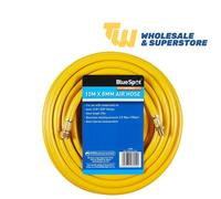 Blue Spot Rubber Air Hose Line 10m 8mm Bore 290PSI 1/4" BSP Air Compressor Hose