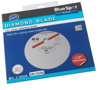 Blue Spot Silver Diamond Dry Cutting Disc 12"