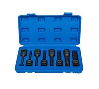 Blue Spot Tools 01506 Impact Torx Sockets, Black, 1/2-Inch, Set of 8 Piece