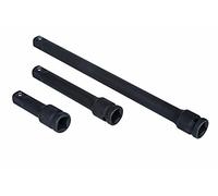 Blue Spot Tools 02071 Impact Extension Bar, Black, 1/2-inch, Set Of 3 Pieces - - extension bar set 12 impact 3 drive bluespot piece tools socket