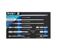 Blue Spot Tools 02085 9 Piece 1/4"-3/8"-1/2" Mixed Extension Bar Set (EVA Foam)