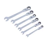 Blue Spot Tools 04312 6 PCE Flexiable Metric Ratchet Spanner Set (8-17MM)