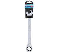Blue Spot Tools 05116 21mm Ratchet Spanner, Fixed Head, Chrome Vanadium Steel, 5° Fine Ratchet Action, Polished Finish