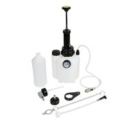 Blue Spot Tools 07967 3 Litre One Person Brake and Clutch Bleeder Kit, Manual Pressure Pump with Gauge, ABS Compatible, 1 Litre Suction Bottle and Adaptors
