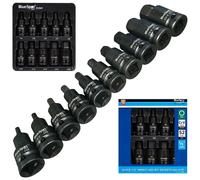 Blue Spot Tools 10 PCE 1/2" Impact Hex Bit Sockets (H4-H19)