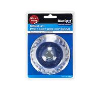 Blue Spot Tools 100mm (4") M14 x 2 Twist Knot Wire Cup Brush