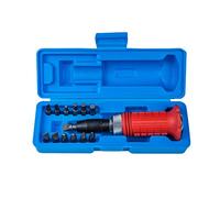 Blue Spot Tools 12064 Impact Driver in Case, Red, Set of 13 Piece