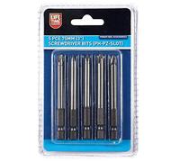 Blue Spot Tools Screwdriver Bits 14123 - 5 Piece 75mm (3") (PH-PZ Slot)