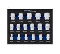 Blue Spot Tools 17 PCE 3/8" Metric Shallow Sockets (8-24mm) (01564)