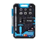 Blue Spot Tools 18-Piece Ratchet Screwdriver Bit & Socket Set