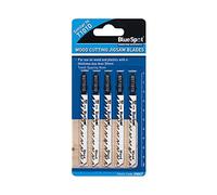 Blue Spot Tools 19007 5 Piece HCS Fast Cut Jigsaw Blades For Wood (6 TPI)