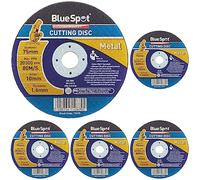 Blue Spot Tools 19670 Metal Cutting Disc, Black, 75 mm, 3"-inch (Pack of 5)