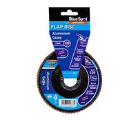 Blue Spot Tools 19687 120 Grit Individual Aluminium Flap Disc, Brown