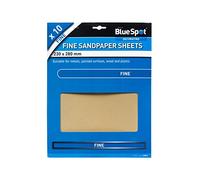 Blue Spot Tools Fine Sandpaper 19851 – 10-piece, Fine, 230 x 280 mm, Black