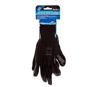 Blue Spot Tools 23010 Nitrile Grip Gloves (Large), Black