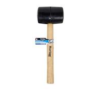 Blue Spot Tools 26526 Black Rubber Mallet with Wooden Handle 32oz (0.91KG)
