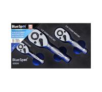 Blue Spot Tools - 3 PCE Stubby Ratchet Set In EVA Foam (1/4", 3/8", 1/2")