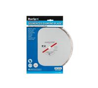 Blue Spot Tools - 300mm (12") Segmented Silver Diamond Dry Cutting Disc