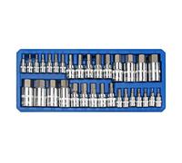 Blue Spot Tools Hex Bit Socket Set 32-piece - 1/4", 3/8", 1/2" drives, 2-19mm (1/4"-9/16")