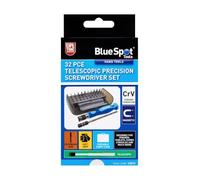 Blue Spot Tools 32 PCE Telescopic Precision Screwdriver Set | 32-Piece Precision Set | Magnetic Bits | Telescopic Shaft | Professional Electronics Repair