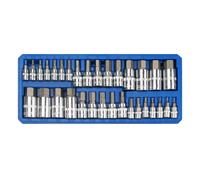 Blue Spot Tools Hex Bit Socket Set 32-piece - 1/4", 3/8", 1/2" drives, 2-19mm (1/4"-9/16")
