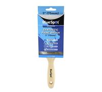 Blue Spot Tools 36006 3" (75mm) Synthetic Paint Brush With Wooden Handle, No Bristle Loss