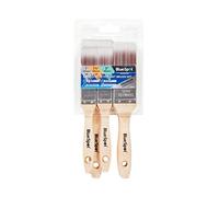 Blue Spot Tools 36012 5 Piece Synthetic Paint Brush Set With Wooden Handle (2 PCE - 1”. 2 PCE - 1 ½”. 1 PCE - 2”), No Bristle Loss