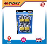 Blue Spot Tools 4 PCE 40MM Weather Resistant Padlocks Keyed Alike